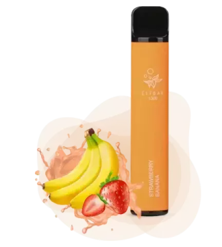 Elf Bar - Strawberry Banana (1500, 5% nic)