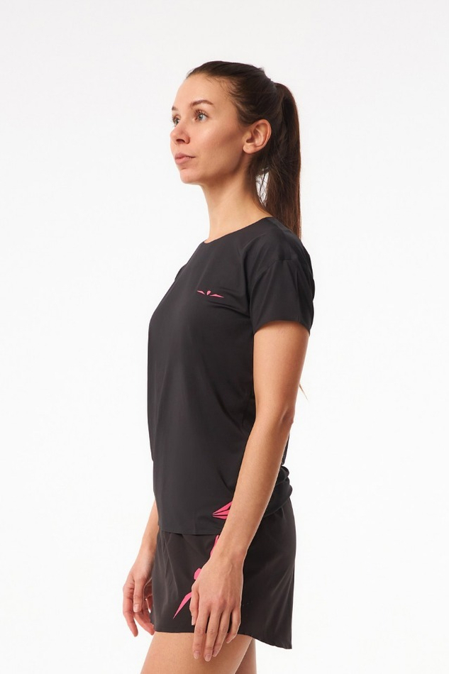 ФУТБОЛКА ЖЕНСКАЯ COMFORT TEE | BLACK PINK