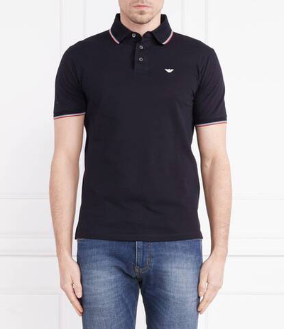 Поло Emporio Armani - темно-синий(3R1F70 1JTKZ)