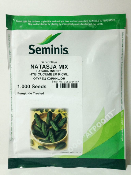 Наташа F1 семена огурца пчелоопыляемого (Seminis / Семинис) – фото 2