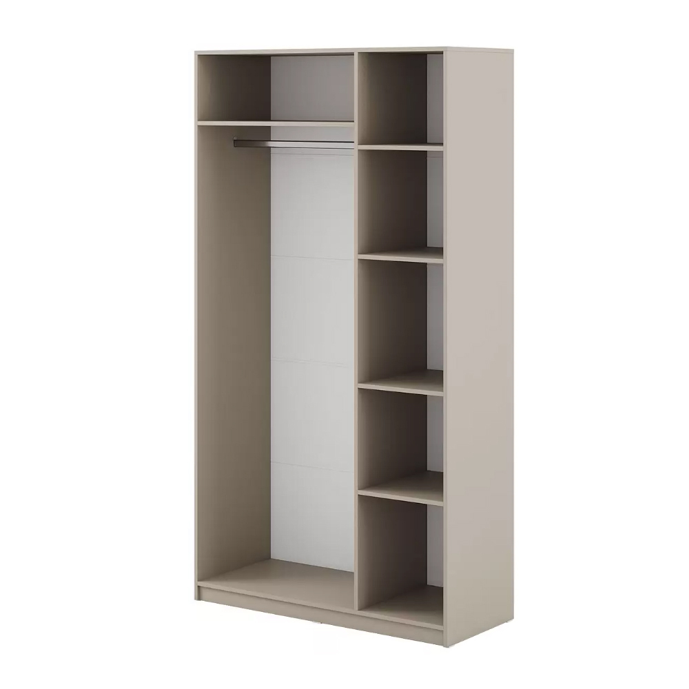 Шкаф распашной (5 полок + штанга) ШК 5 (1200), Меланж