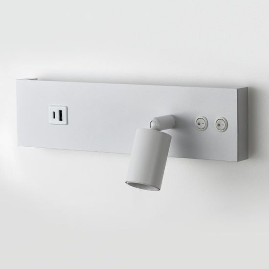 CL704460 Декарт Белый Св-к Настенный с USB