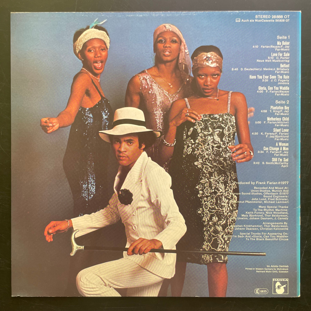 Boney M. - Love For Sale (Германия 1977г.)