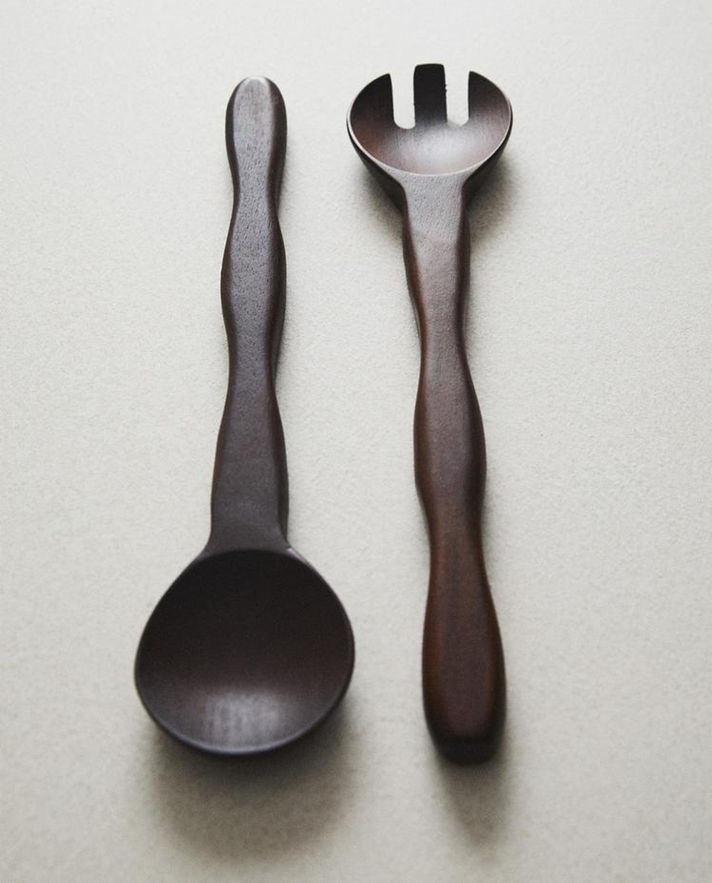 ZARA HOME СТОЛОВЫЕ ПРИБОРЫ ДЛЯ СЕРВИРОВКИ СТОЛА, КОРИЧНЕВЫЙ