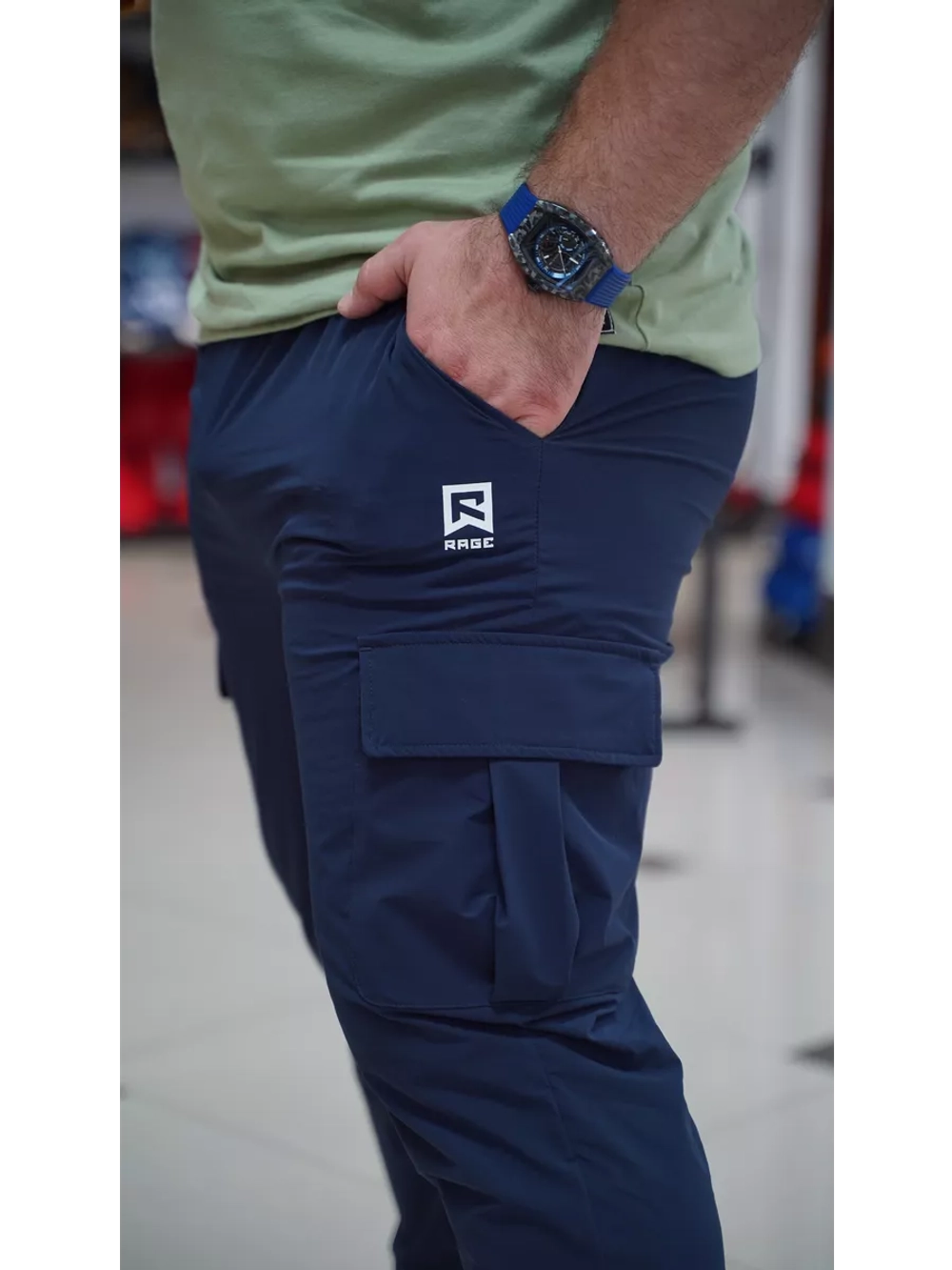 Брюки спортивные карго Rage