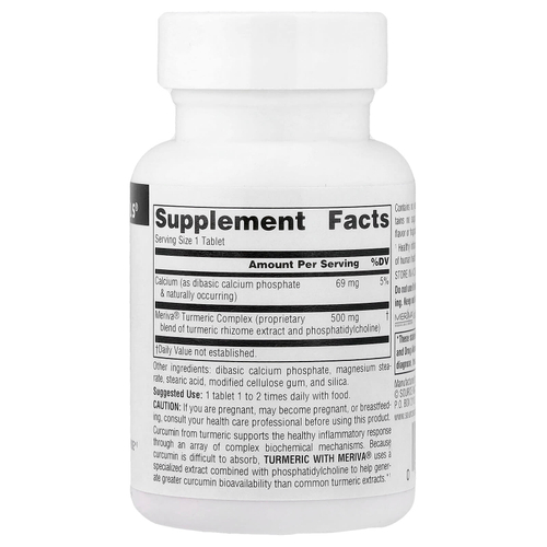 Source Naturals, куркума с Meriva®, 30 таблеток