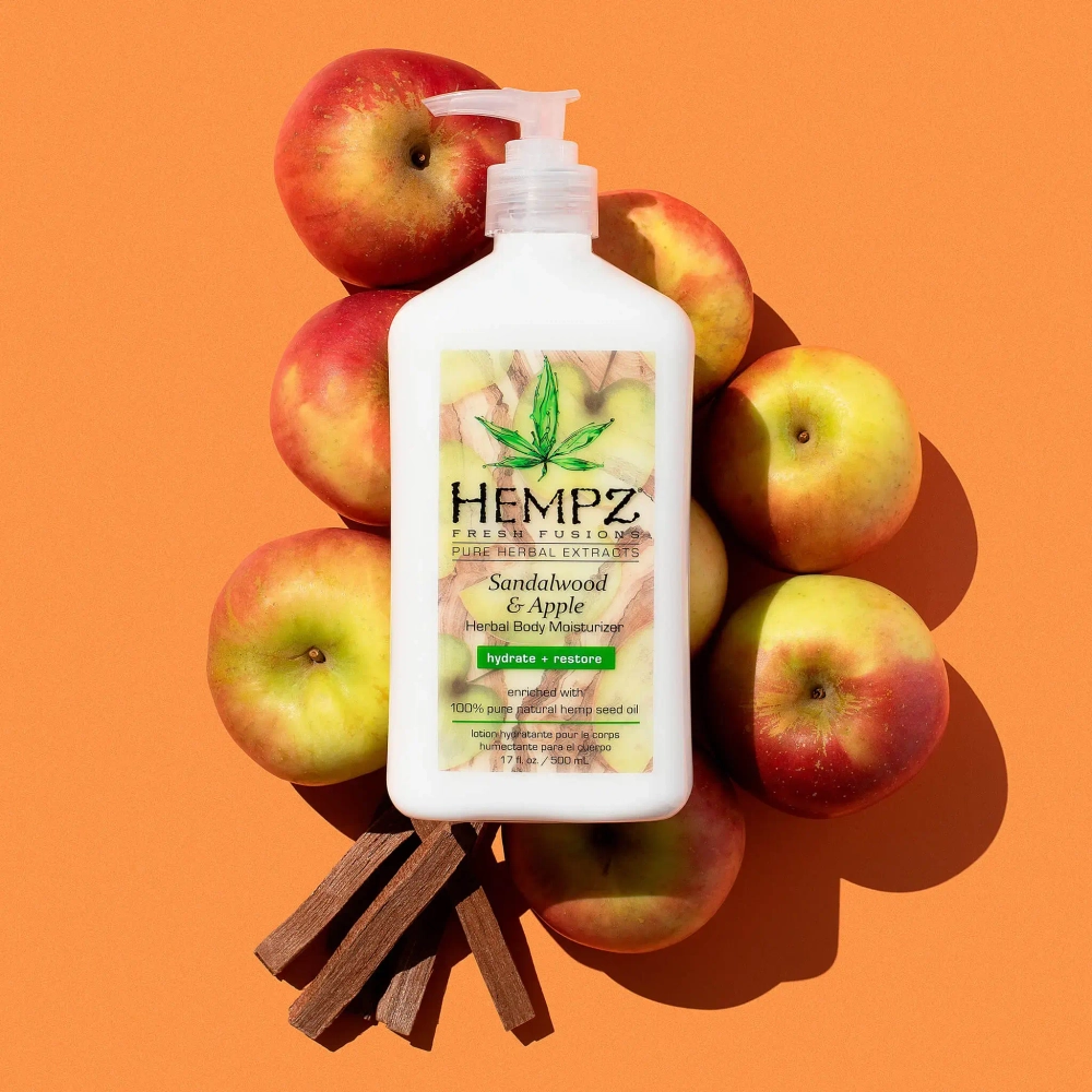 HEMPZ Sandalwood&Apple Herbal Body Moisturizer 500 ml