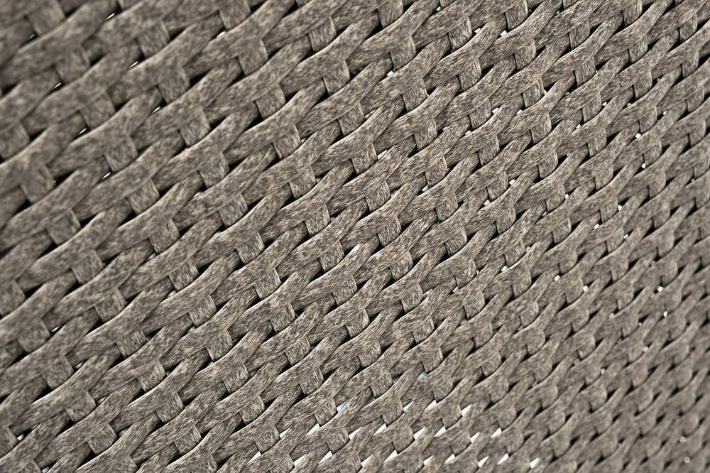 "Капучино" кашпо для цветов плетеное из искусственного ротанга, цвет бежевый