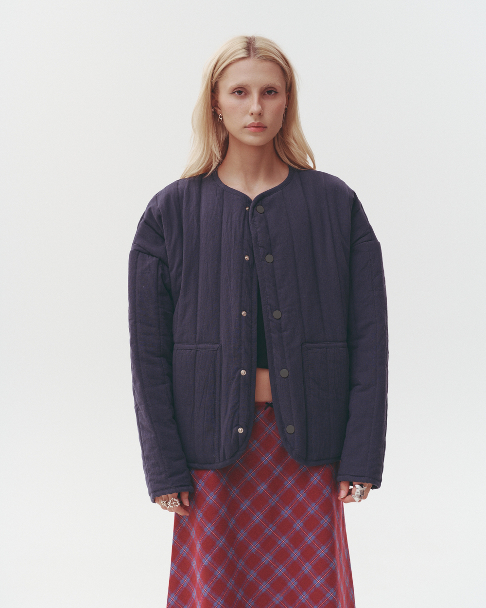 Quilted Jacket Blue Depths