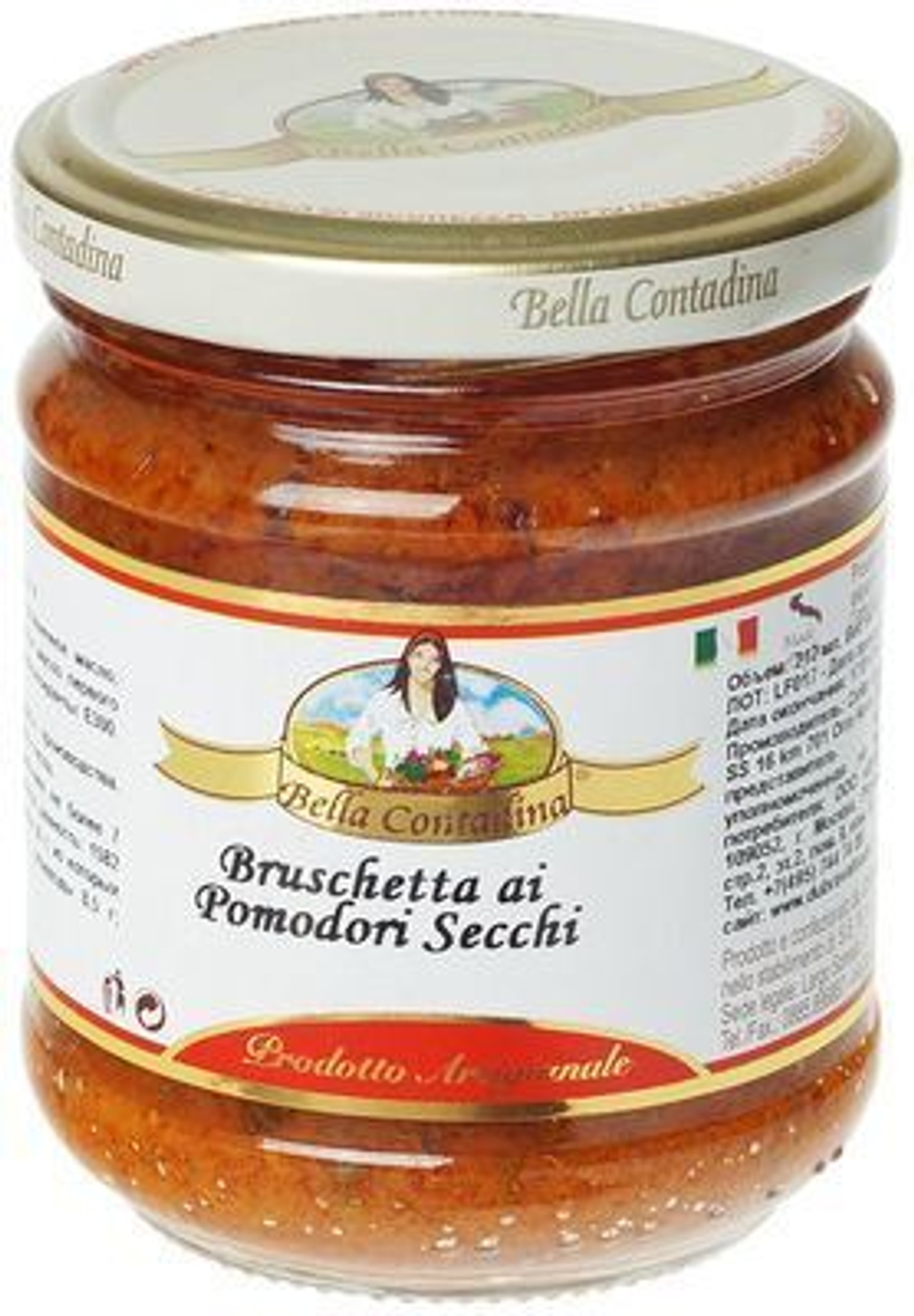 Брускетта Bella Contadina из вяленых томатов 190 г
