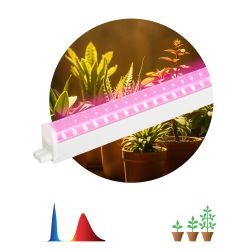 Светильник для растений, фитолампа светодиодная линейная ЭРА FITO-18W-PL-LINE 573-GR красно-синего спектра 18 Вт Т5