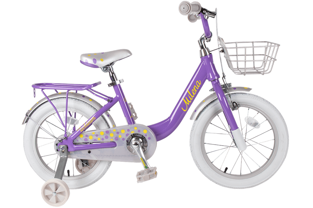 Велосипед TechTeam Milena 16" фиолетовый (алюмин)