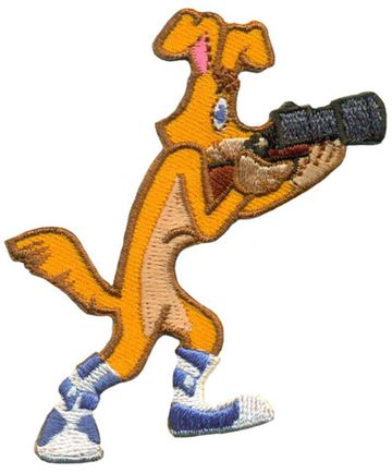 Нашивка Шарик - фотограф из Простоквашино