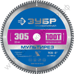ЗУБР Мультирез 305 x 30мм 100Т, диск пильный по алюминию
