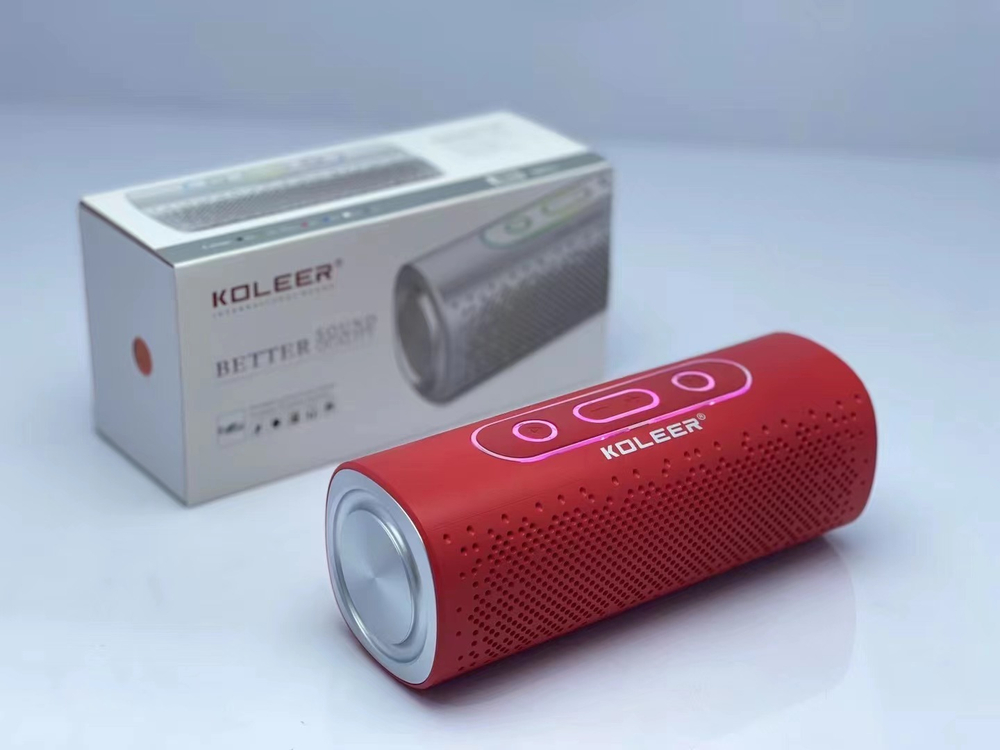 Беспроводная колонка Koleer S819 (5W/Radio/TF/USB) LED