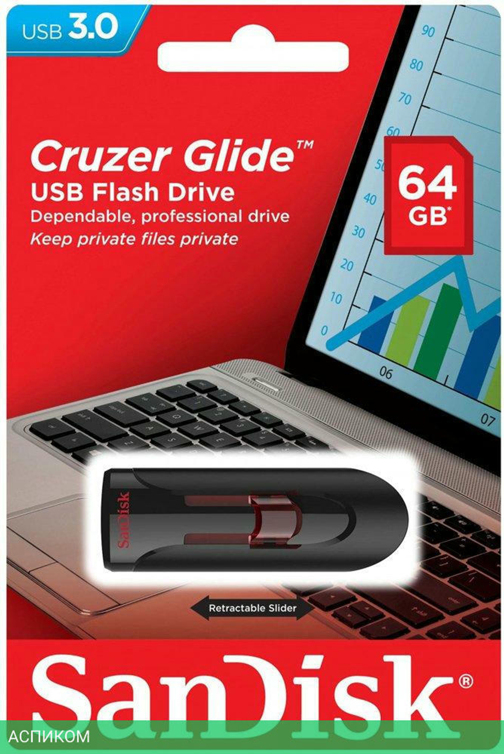 USB Flash-накопитель SanDisk SDCZ600-064G-G35 64GB