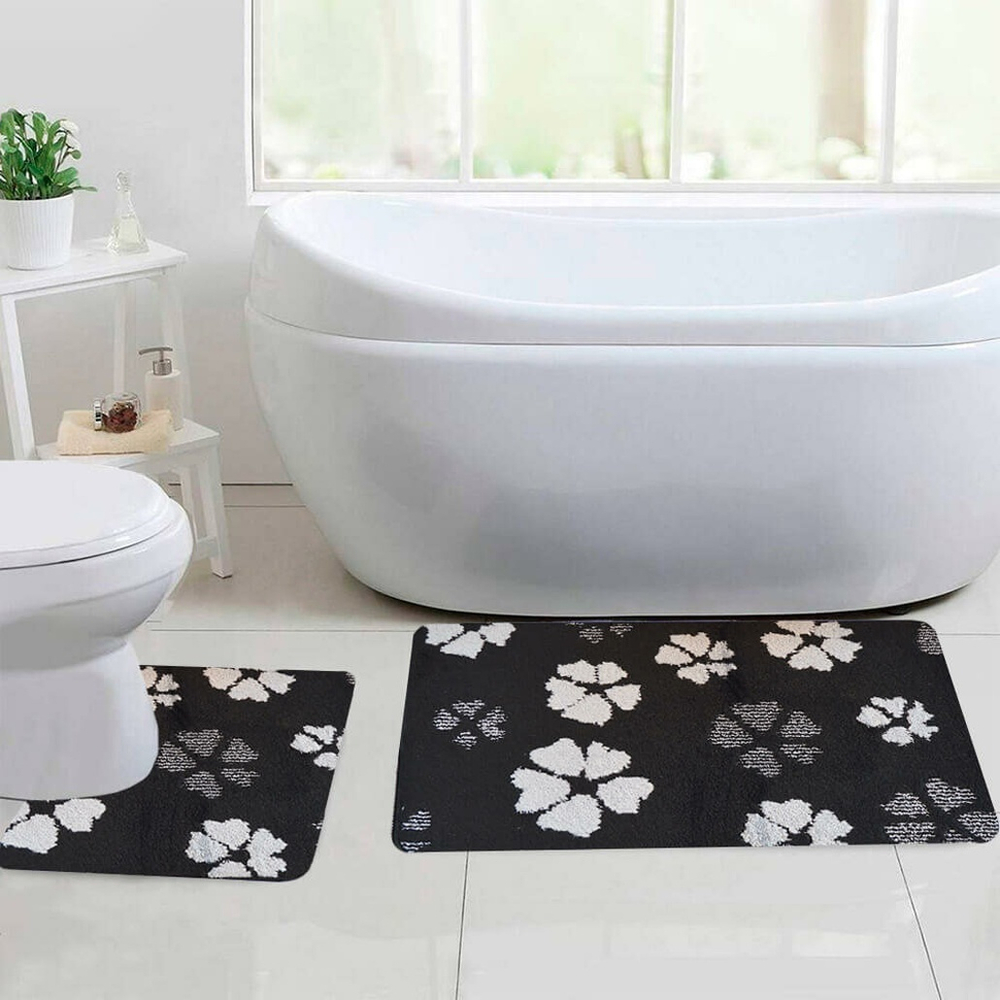 Коврик MAXIMUS 2шт 50*80/40*50см, 2513 BLACK