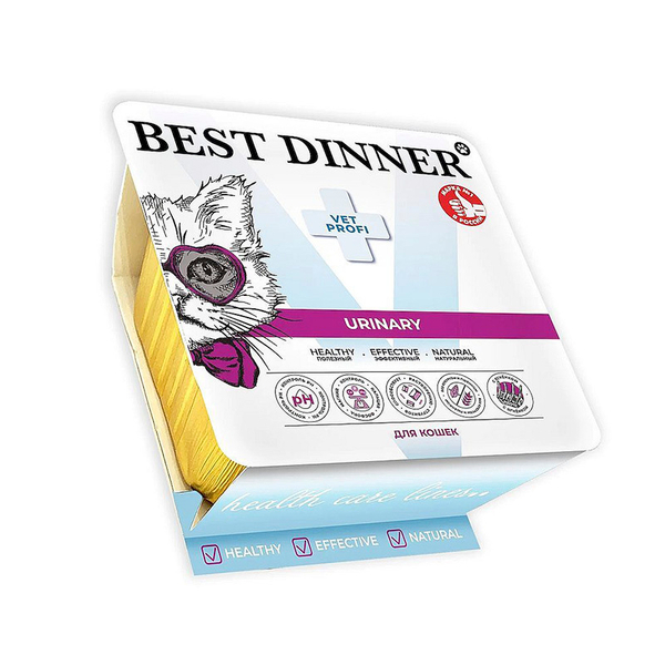Best Dinner Urinary Бест Диннер Уринари 100 г паштет с ягнёнком влажный корм для кошек