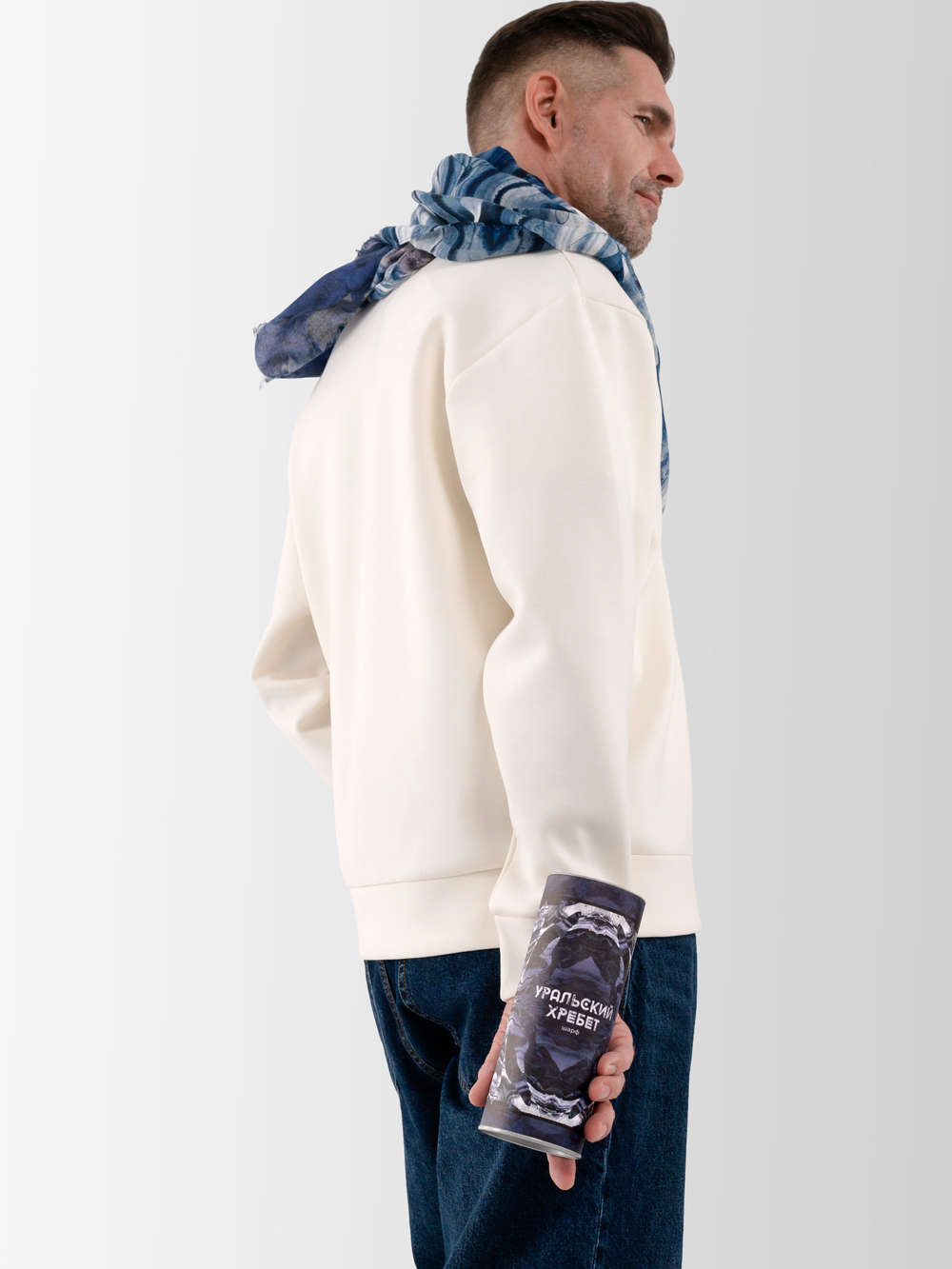 Шарф/ Палантин «Уральский хребет»