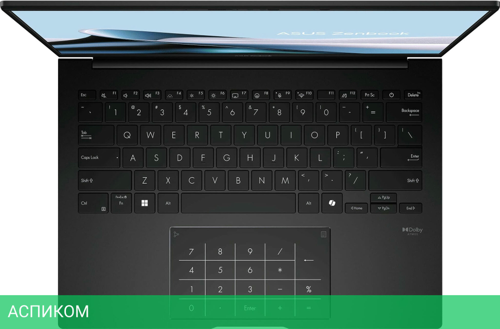 Ноутбук ASUS Zenbook 14 UM3406KA-QD213W Jade Black (90NB14U1-M00CF0)