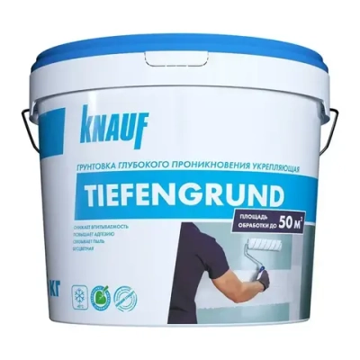 Грунтовка укрепляющая КНАУФ Тифенгрунд морозостойкая глубокого проникновения (5кг)