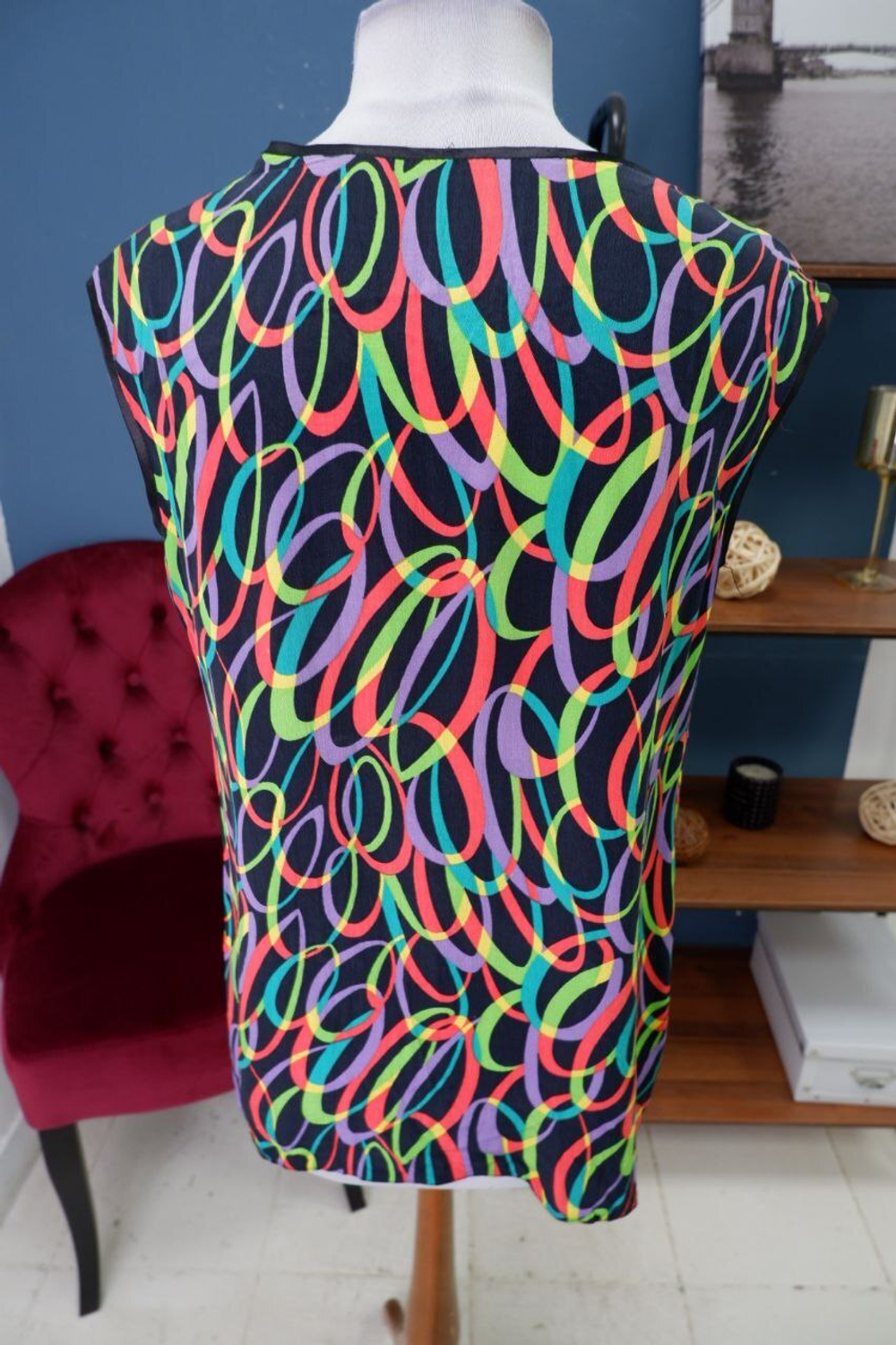 Блуза без рукавов 50 размер