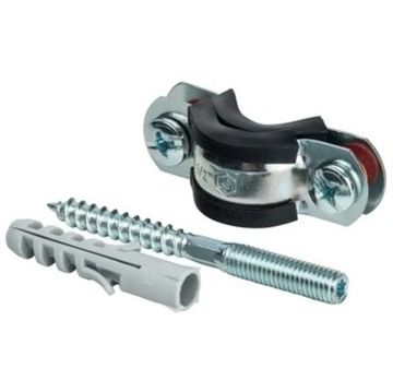 Хомут Stout для труб 107-116 мм (4") со шпилькой, шурупом и пластиковым дюбелем (SAC-0020-100004)