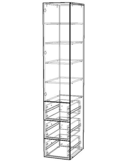 Шкаф-пенал ТОКИО-13