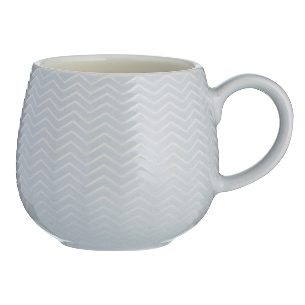 Чашка 350мл Mason Cash Embossed серая