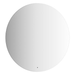 Зеркало Defesto led-подсветка 28w теплый свет d 90 см