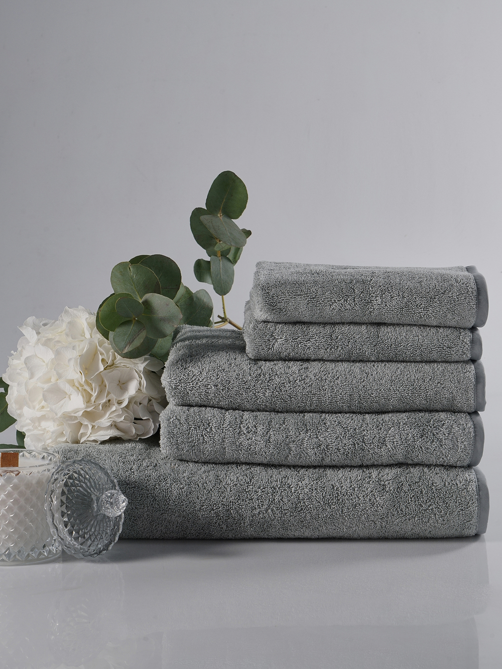 Набор полотенец 3шт Claire Batiste Atelier Ile светлая мята