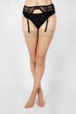 Чулки под пояс Sensuous (Размер: M) (Цвет: телесный)