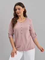 Лонгслив ЛНк-005/пыльная-роза