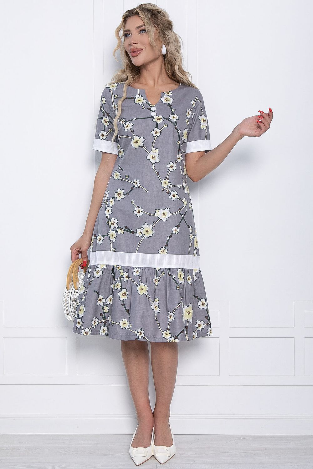 Платье Люсия (серое) П10837 LT Collection