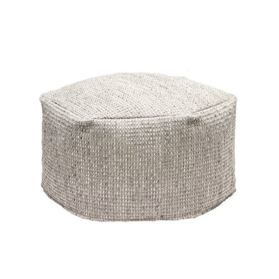 Almadraba Пуф серого цвета 100% ПЭТ 60 x 50 см