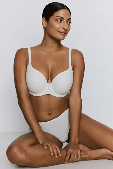 PRIMADONNA Twist Twixie Бюстгальтер с поролоновой вставкой, вырез в форме сердца, натуральный