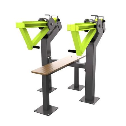 Power-1800 Уличный тренажер Жим лежа с переменной нагрузкой ZAVODSPORTA