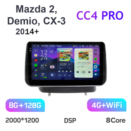 Teyes CC4 Pro 9" для Mazda 2, Demio, CX-3 2014+