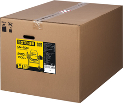 STEHER 200 л, 1000 Вт, бетоносмеситель с полиамидным венцом (CM-200)