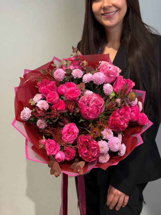 Букет "Малиновое чудо"