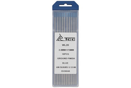 Вольфрамовый электрод синий WL20-175/2,4 (10 шт)
