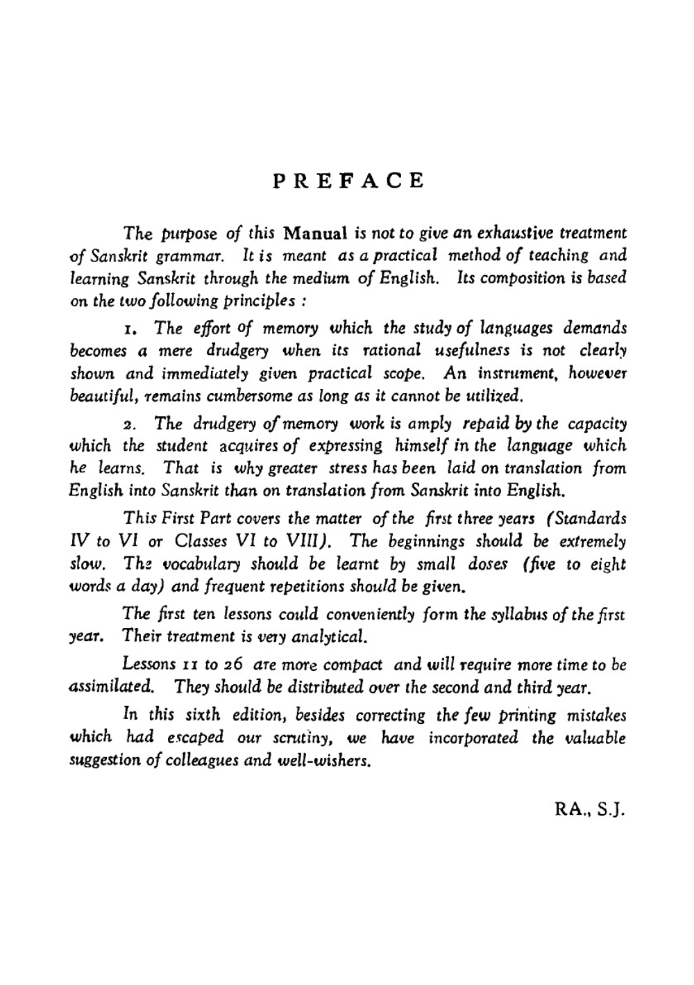 A Sanskrit manual for high schools | Robert Antoine