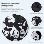 Рюкзак BRAUBERG POSITIVE универсальный, потайной карман, "Pandas", 42х28х14 см, 270781