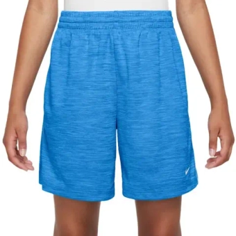 Шорты для мальчика теннисные Nike Kids Dri-FIT Multi Big Training - light photo blue/footМяч blue/white