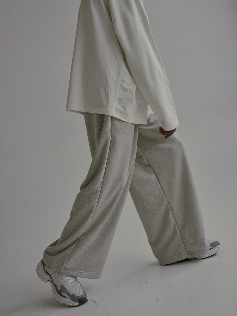 Baggy Trousers LOGO Melange