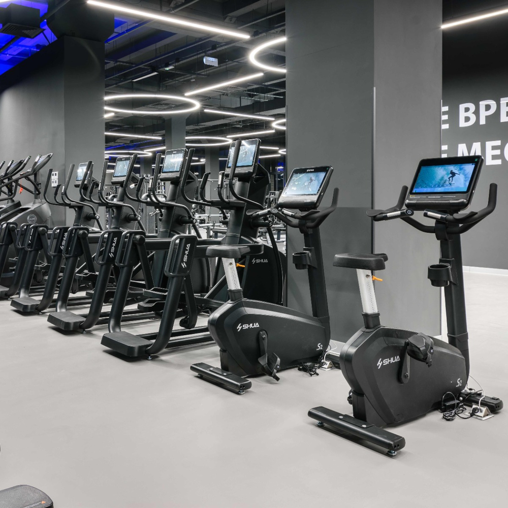 Велотренажер вертикальный SHUA SH-B9100UT (Android display)