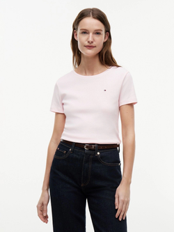 Футболка Tommy Hilfiger Crewneck Favorite T-Shirt Icy Pink
