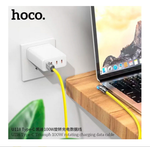 Кабель USB x Type-C -1.2м. Hoco. U118 (5A/100W) поворотный