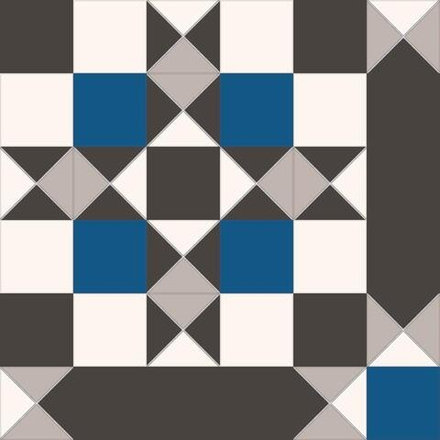 Dual Gres NiceKer Victorian Dreams Windsor Blue 45.2x45.2