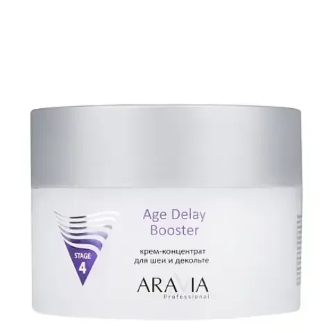 Крем-концентрат для шеи и декольте Age Delay Booster, 150 мл ARAVIA Professional